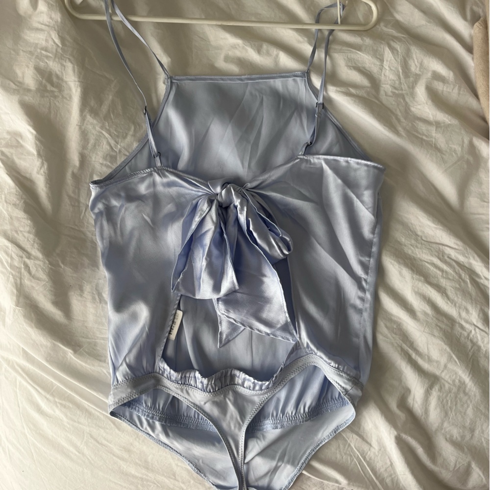 Abercrombie satin bodysuit.